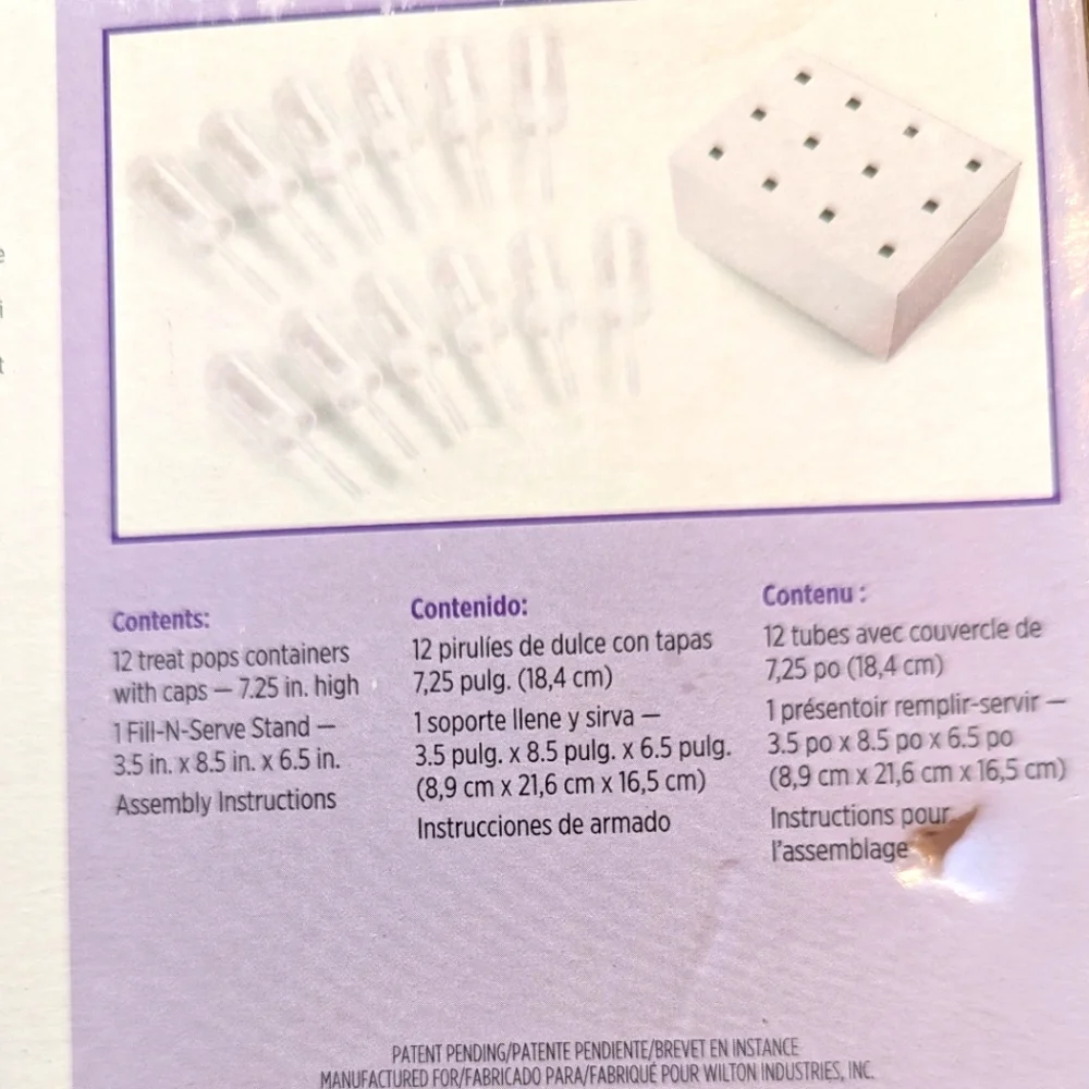 Brand New Wilton Treat Pops Display Set